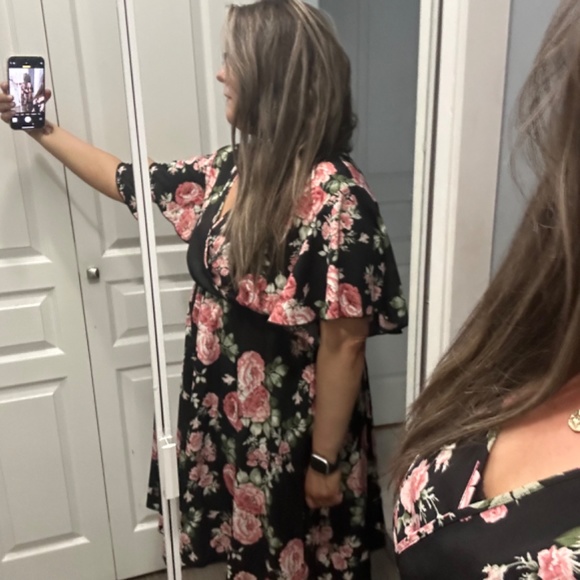 Shein Curve Floral Summer Dress - Picture 4 of 4
